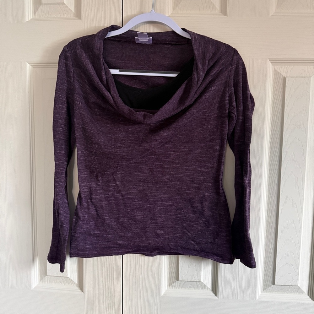 Motherhood Nursing Purple Top Size Small